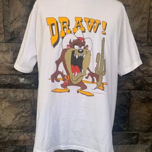 Vintage 90s Warner Bros Tasmanian Devil T shirt