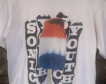 Vintage Sonic Youth Bomb Pop Ice Cream Band T Shirt - Etsy