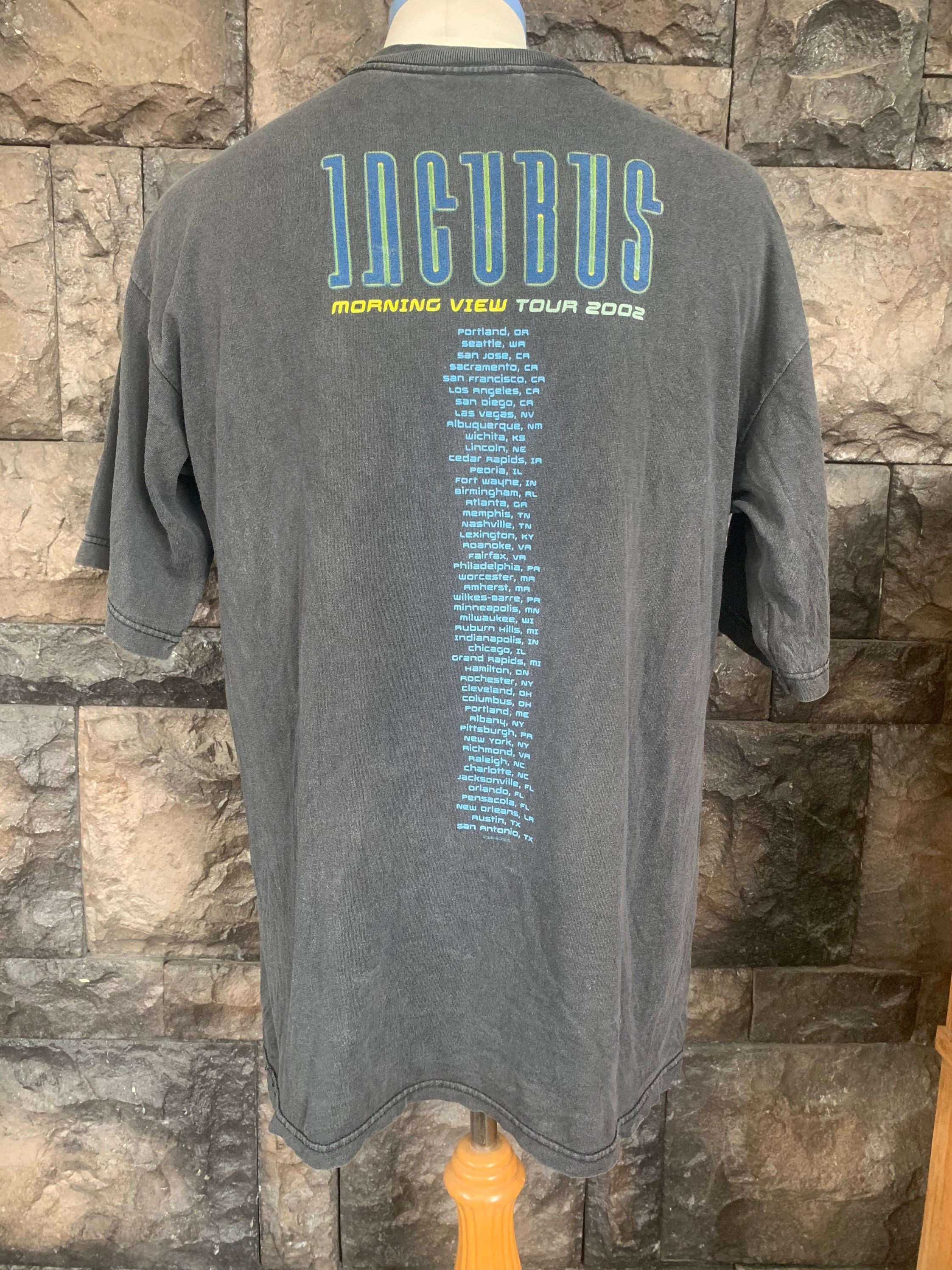 Vintage 2002 Incubus Morning View Tour Rock Band T Shirt - Etsy UK