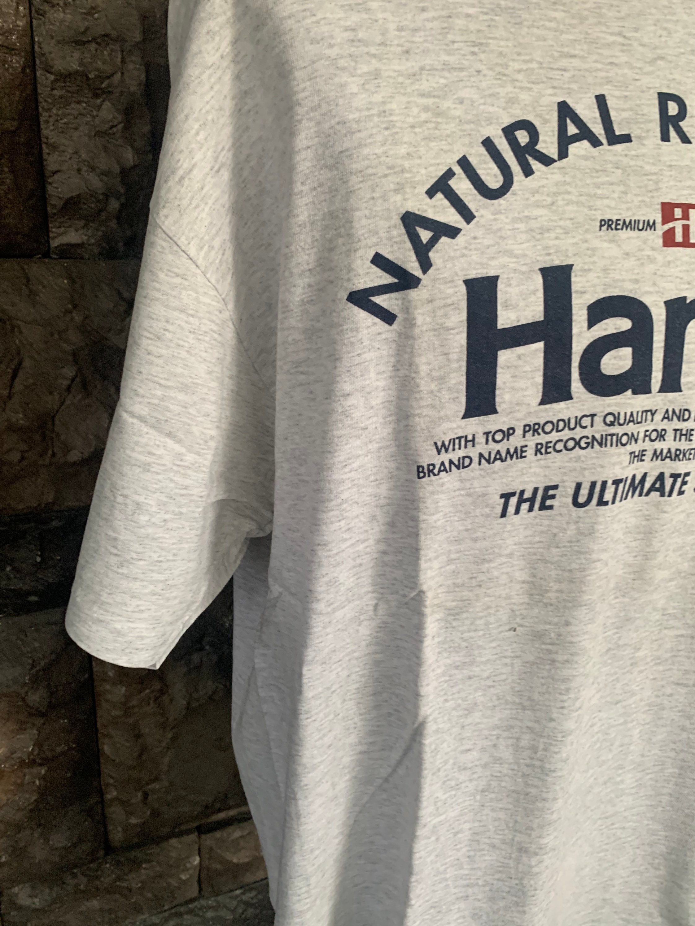 90’S HANES T-SHIRT Vintage 90s Hanes Heavyweight Big Logo T Shirt - Etsy
