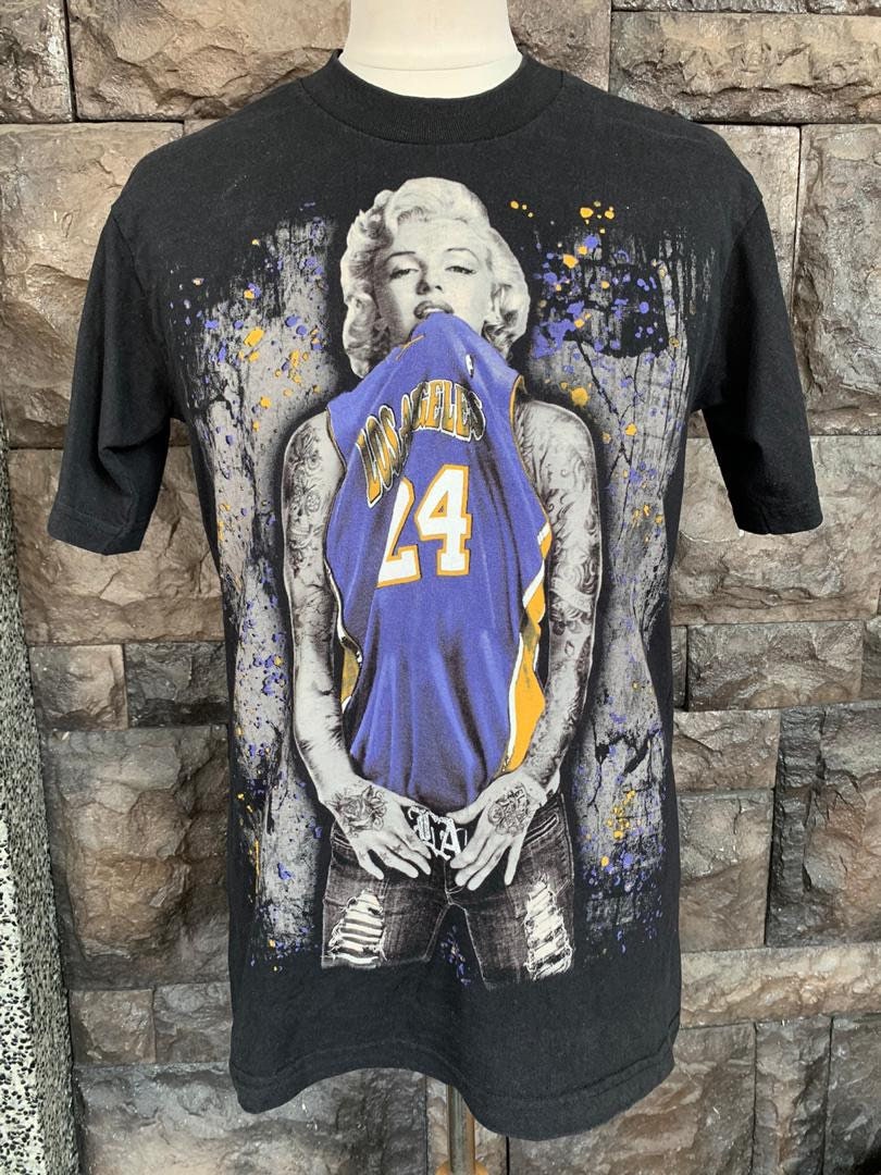 Kobe Bryant 90s Vintage Shirt, Basketball Tee Tops Long Sleeve -  Reallgraphics