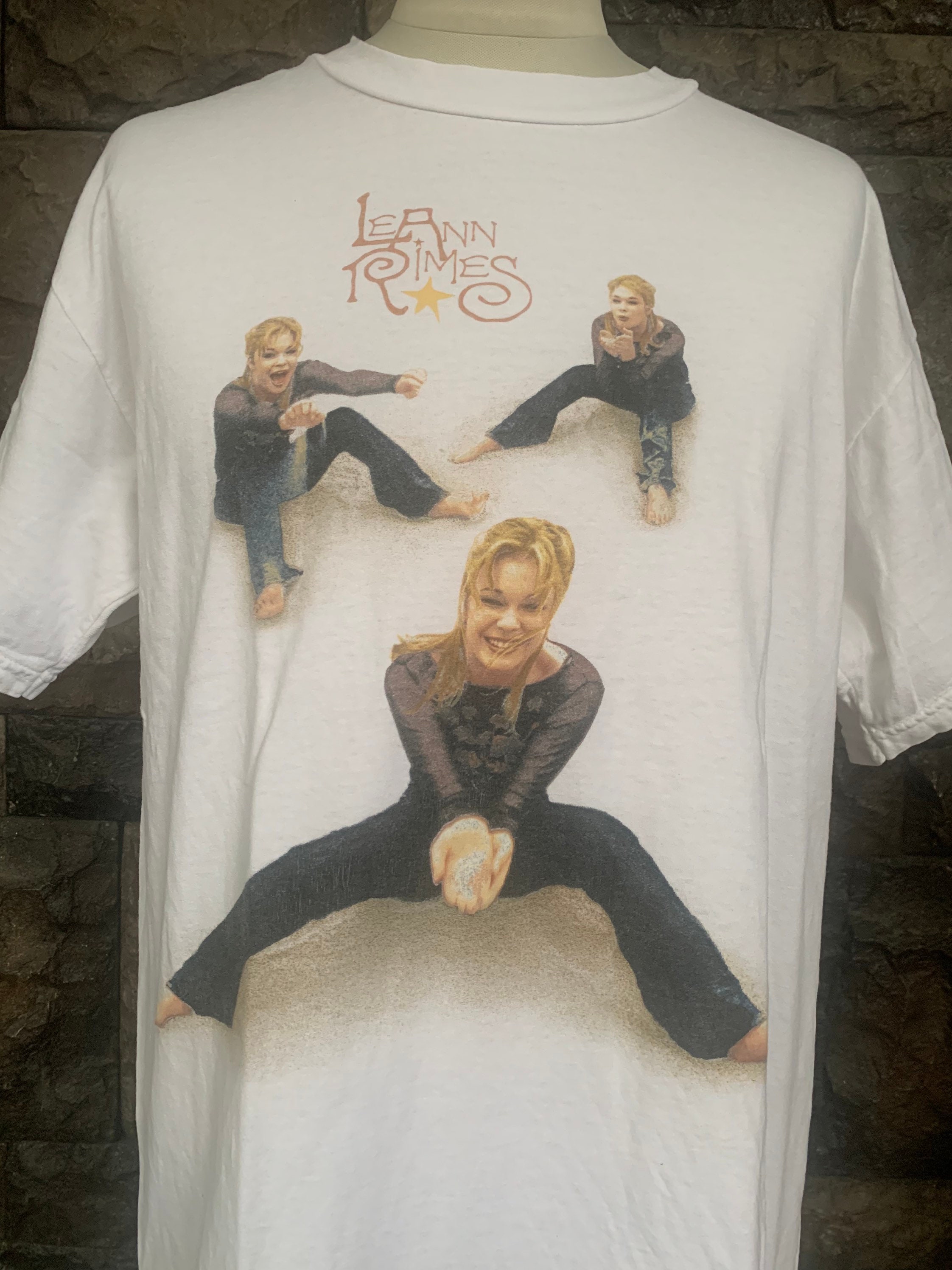90s LeAnn Rimes リアン・ライムス ツアーT XL VINTAGE LeAnn Rimes