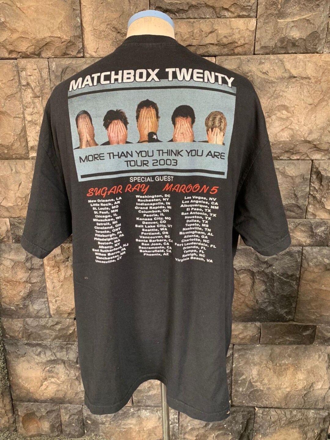 Vintage 2003 Matchbox Twenty Tour Special Guest Sugar Ray Vintage 2003 Matchbox Twenty Tour Special Guest Sugar Ray