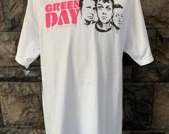 2000s GREEN DAY Band T-shirt Y2K Pop Punk Music Graphic Tee Sin