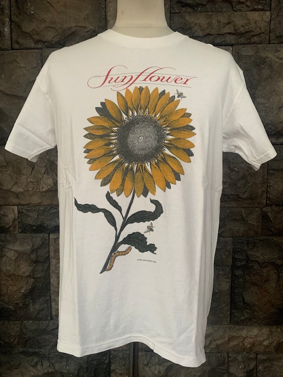 トップス 90s studio q sunflower t Винтажная футболка 90-х Studio Q Sunflower Art Tennessee