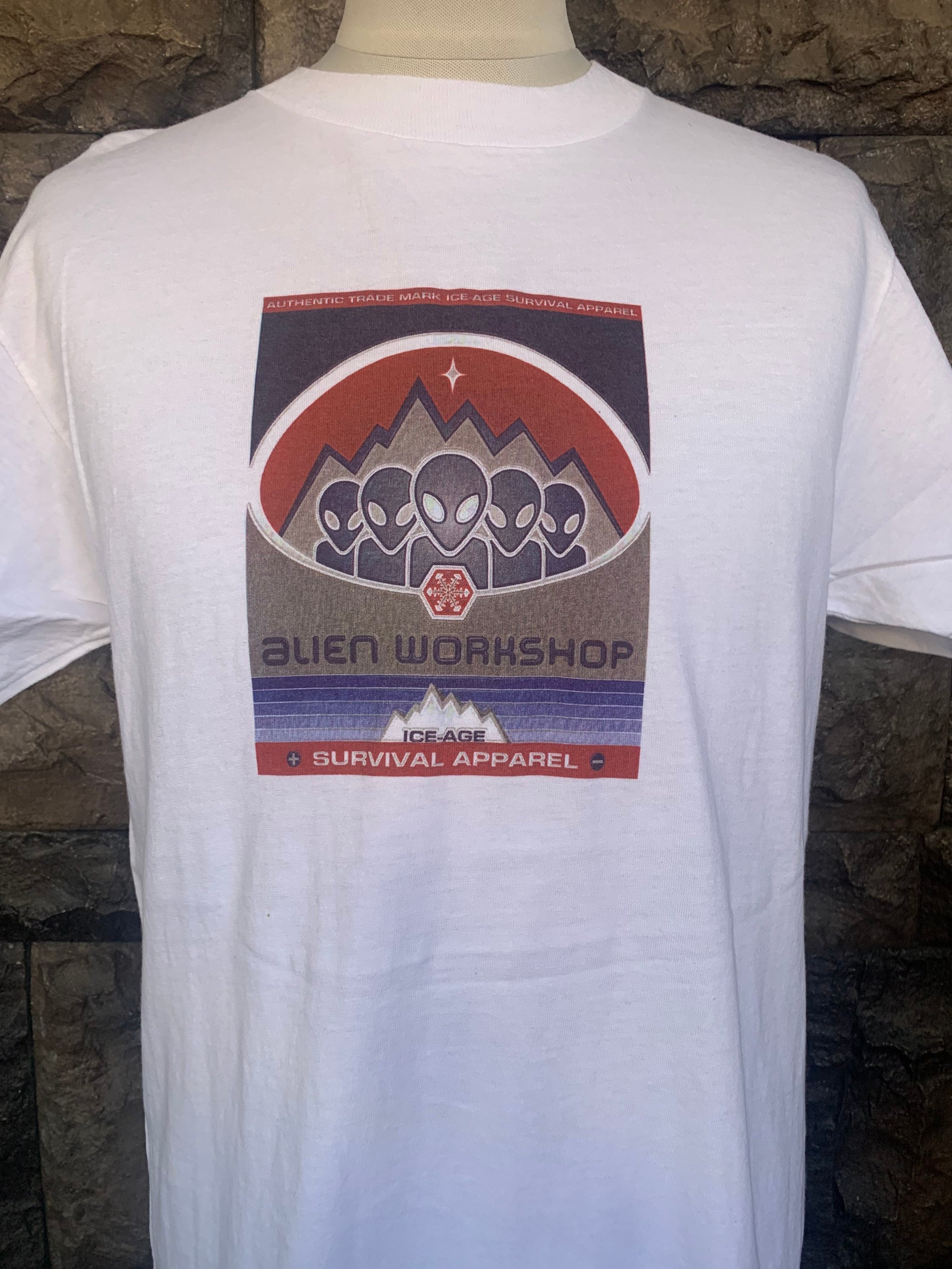 Vintage 90 Alien Workshop Ice Age Survival Apparel T Shirt - Etsy