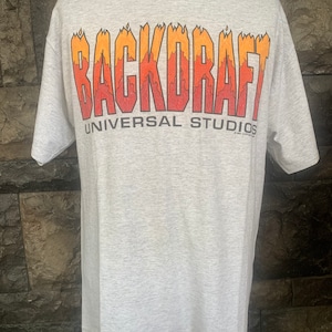 Vintage 90s Backdraft 1992 Universal Studios Hollywood Movie Vintage 90s Backdraft 1992 Universal Studios Hollywood Movie
