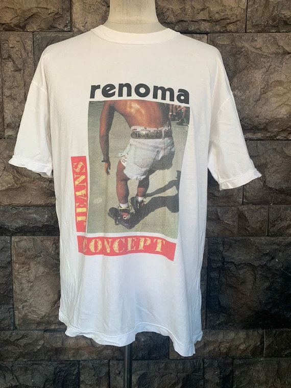 Vintage 90s Renoma up Photo Print Graphic T Shirt - Etsy