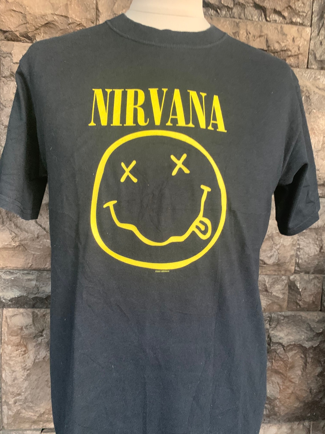 Vintage Nirvana Smiley Face T shirt | Etsy