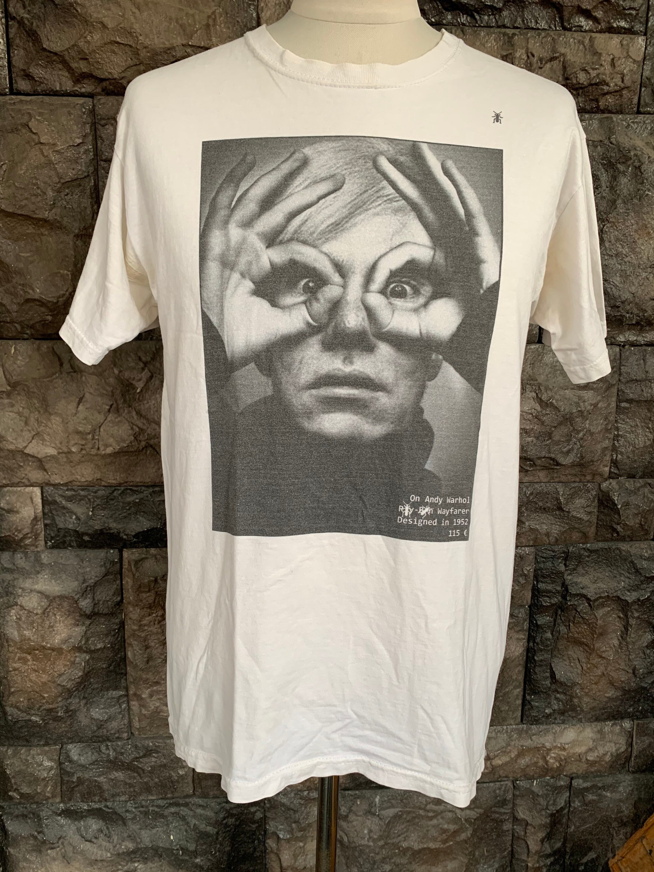 Vintage Andy Warhol Ray Ban Wayfarer Designed in 1952 Tshirt | Etsy Hong  Kong