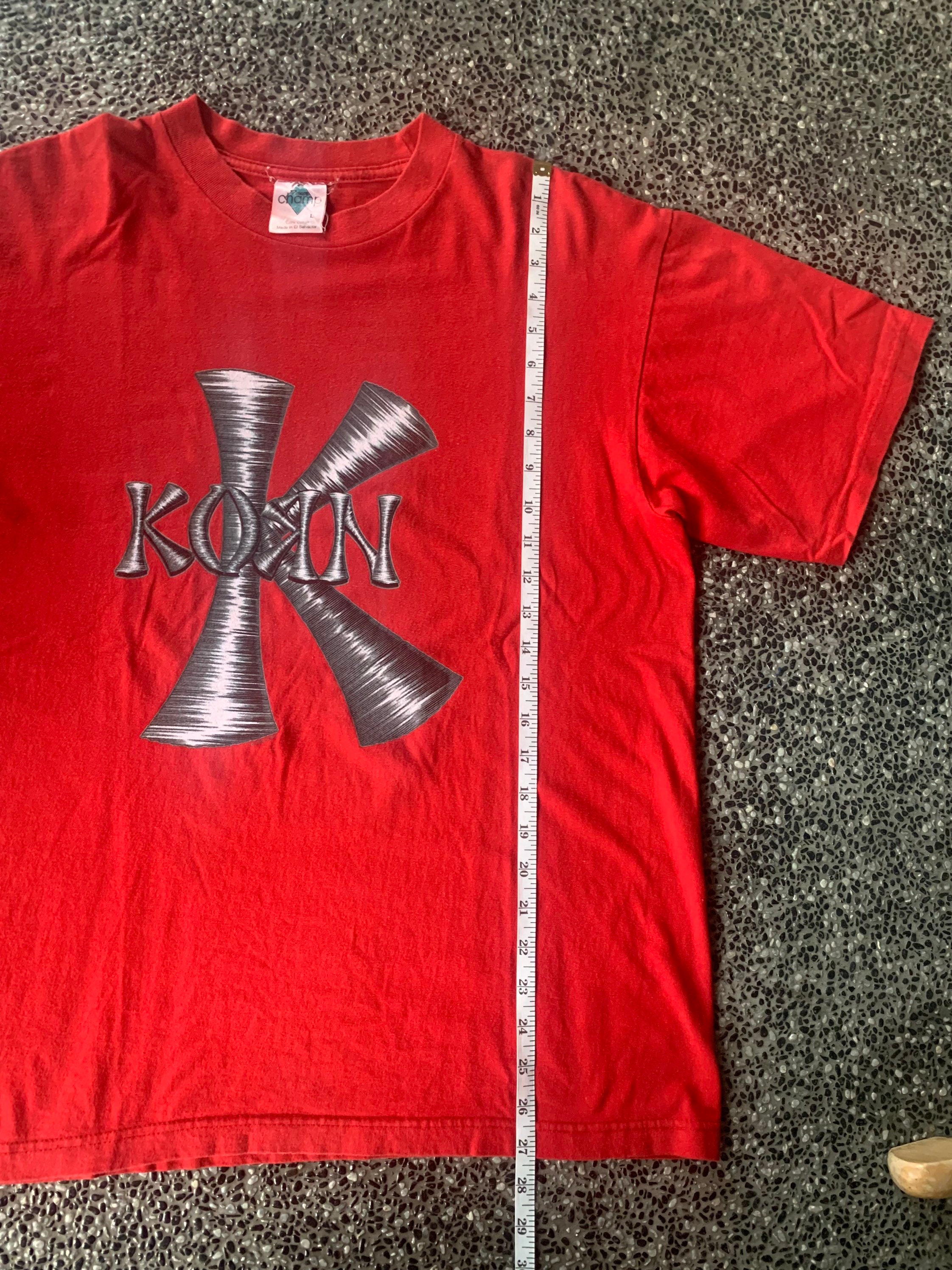 Korn Follow the Leader Tシャツ 90s Rare Vintage 90's Korn Follow The Leader 1999 Tour Shirt