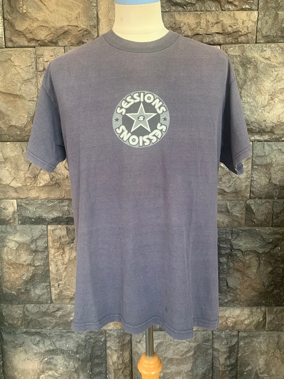 Vintage 90s Sessions Skateboarding / Skate Surf T Shirt - Etsy