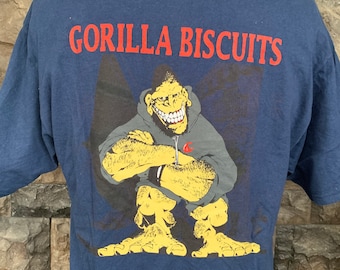 Vintage 00s Gorilla Biscuits T-shirt, NYC Hardcore Punk - Etsy