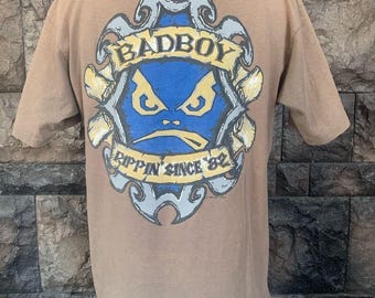 Vintage 90s Bad Boy Sport Brand T Shirt - Etsy Vintage 90s Bad Boy Sport Brand T Shirt - Etsy