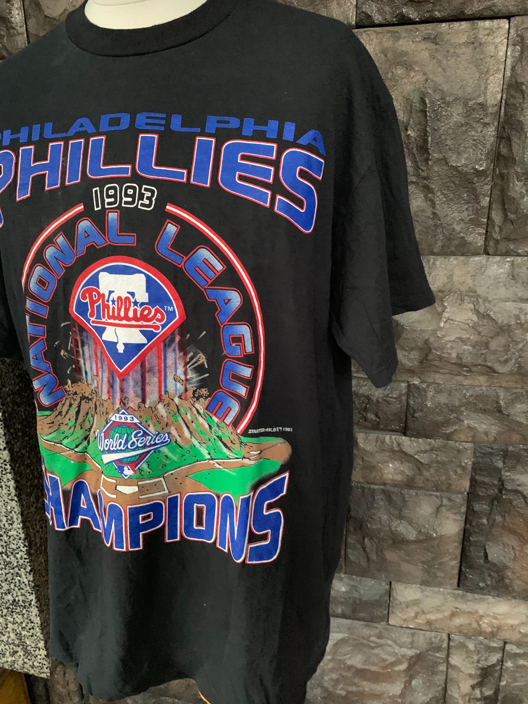 Vintage 1980 2008 And 2023 Philadelphia Phillies Champions Mlb Baseball  Shirt T-Shirt Classic - AnniversaryTrending