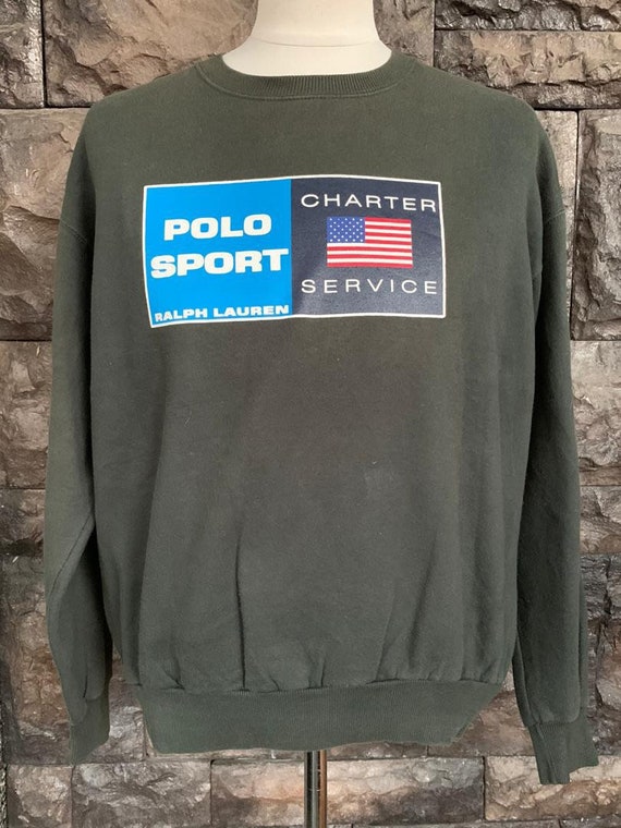 vintage polo sport hoodie