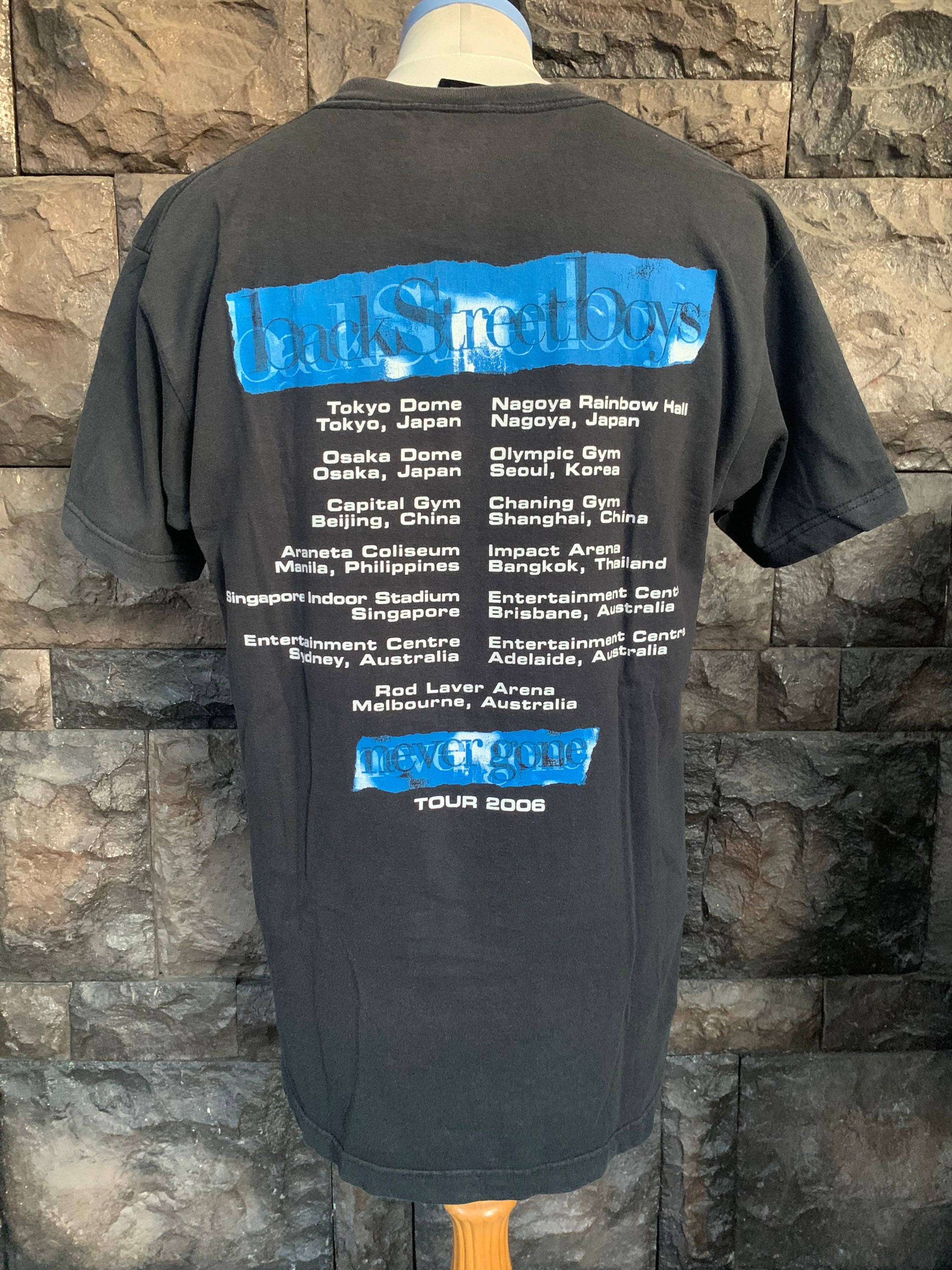 Vintage 2006 Back Street Boys Never Gone Tour T Shirt - Etsy UK