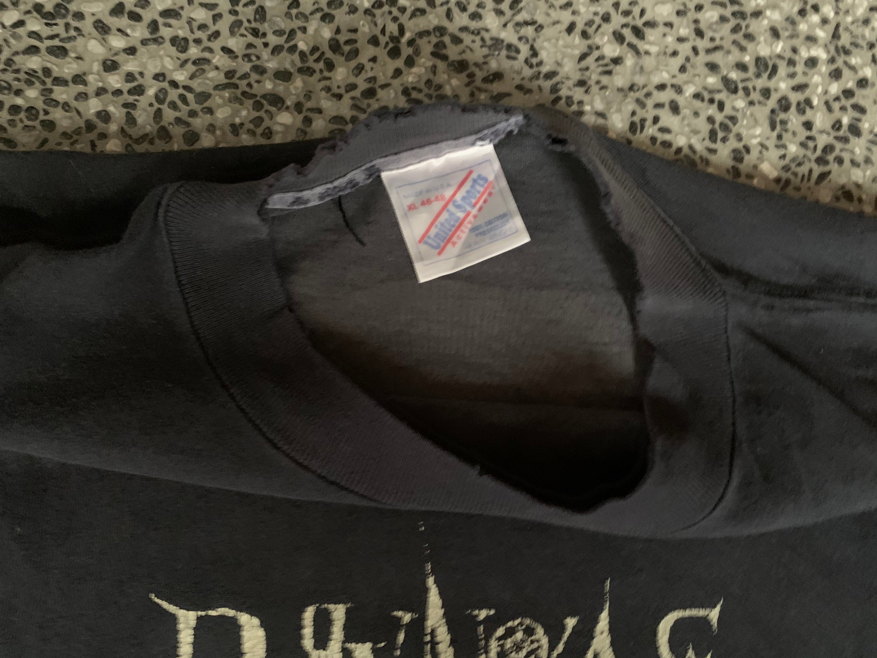 Vintage 90s Paranoia Cafe Screaming Mad George Artwork Gore T 