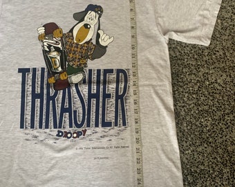 Vintage 90s Thrasher X Droopy Animated Character T Shirt - Etsy