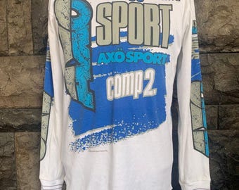 Maillot Vintage AXO – Cyclisme Et Motocross – Homme Taille S Multicolore