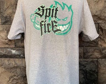 Vintage John Cardiel Spitfire Wheels Plaid Shirt M 90s Rare Anti