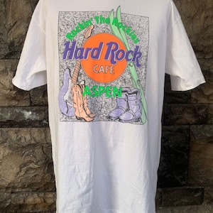 Vintage 90s Hard Rock Cafe Aspen T shirt