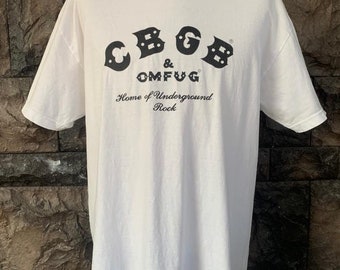 vintage CBGB & OMFUG Home Of Underground Rock T-shirt