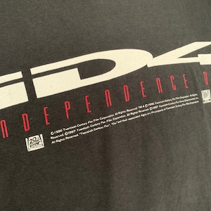 Vintage 90s Independence Day Movie Promo T shirt / 20th Century Fox T shirt