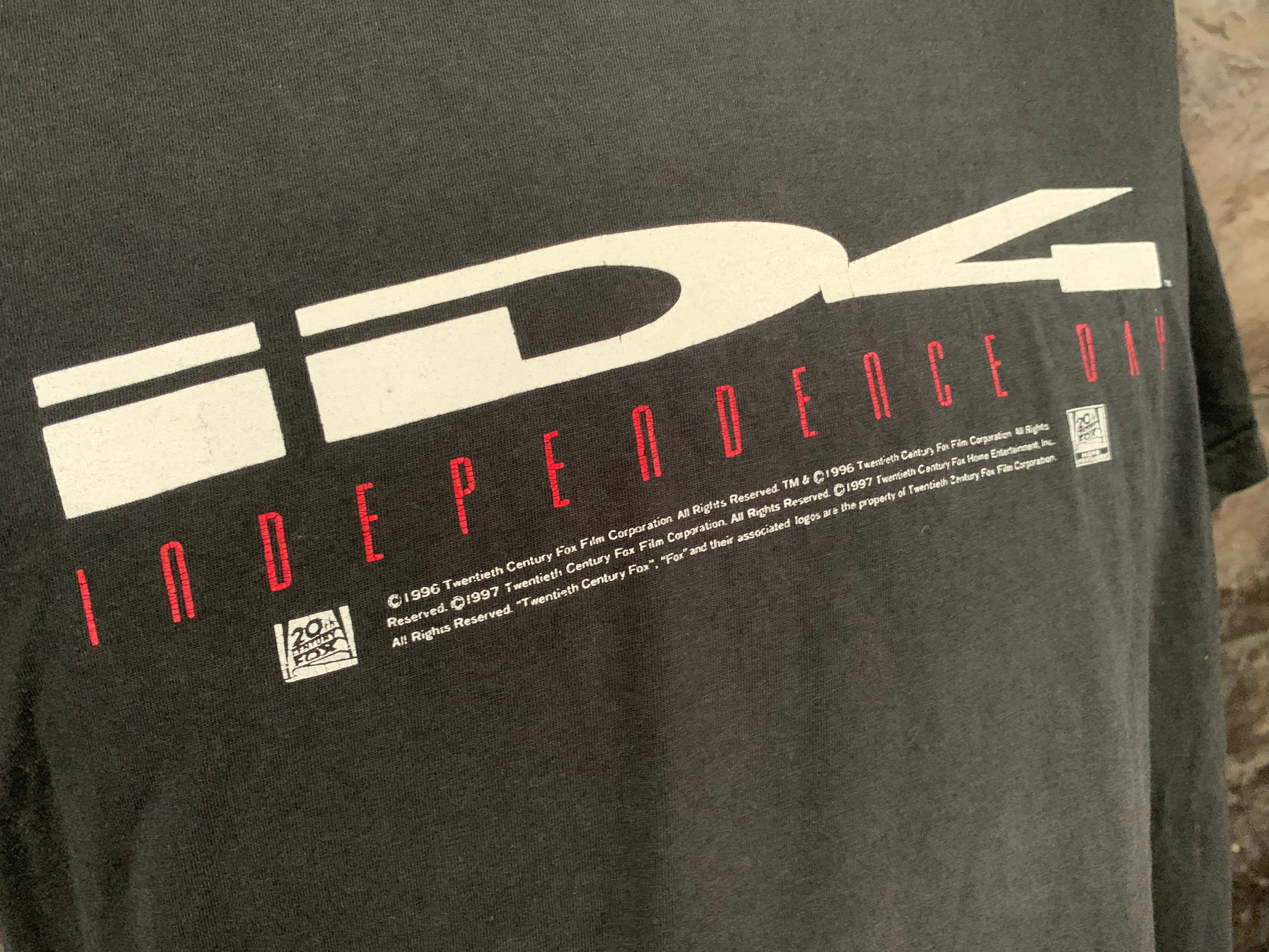 Vintage 90s Independence Day Movie Promo T-shirt - Etsy