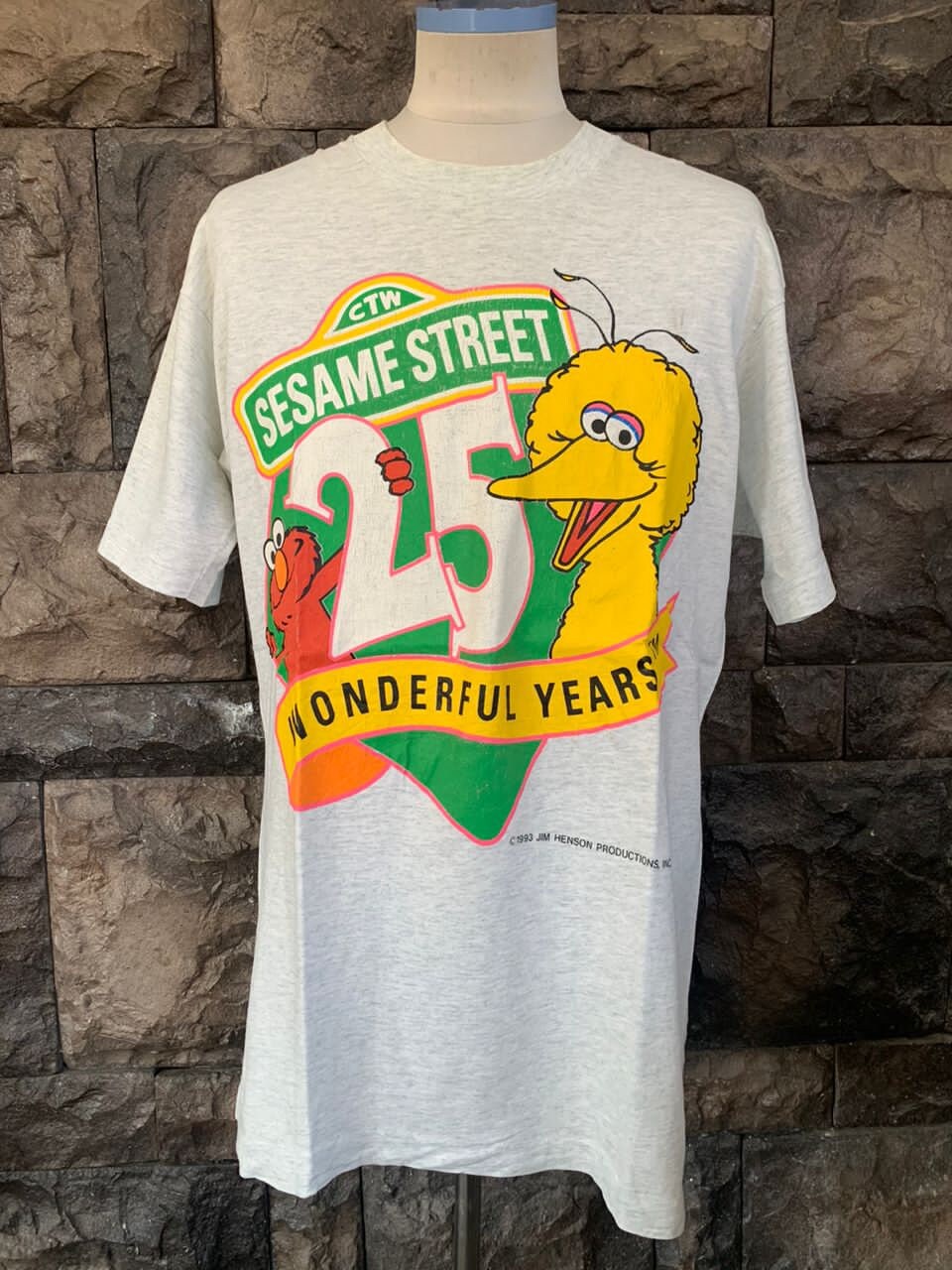 Vintage 90s 25th Anniversary Sesame Street Wonderful Years T