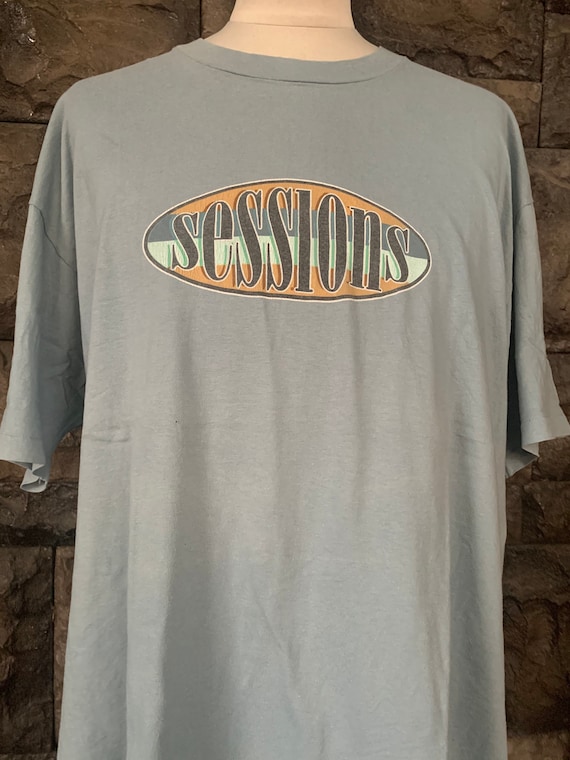 Vintage 90s Sessions Skateboards T Shirt - Etsy
