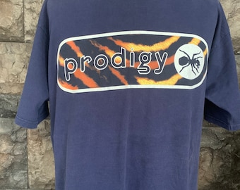 Vintage 90s Prodigy English Electronic Music 1996 Album Promo T Shirt