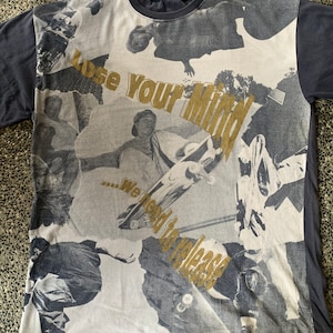 Vintage 90s “Lose Your Mind We Need To Release” Skateboards Photo Print T shirt