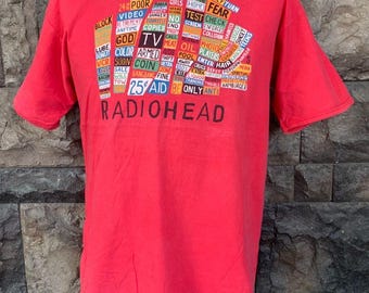 Vintage Radi0head Rock Band T shirt