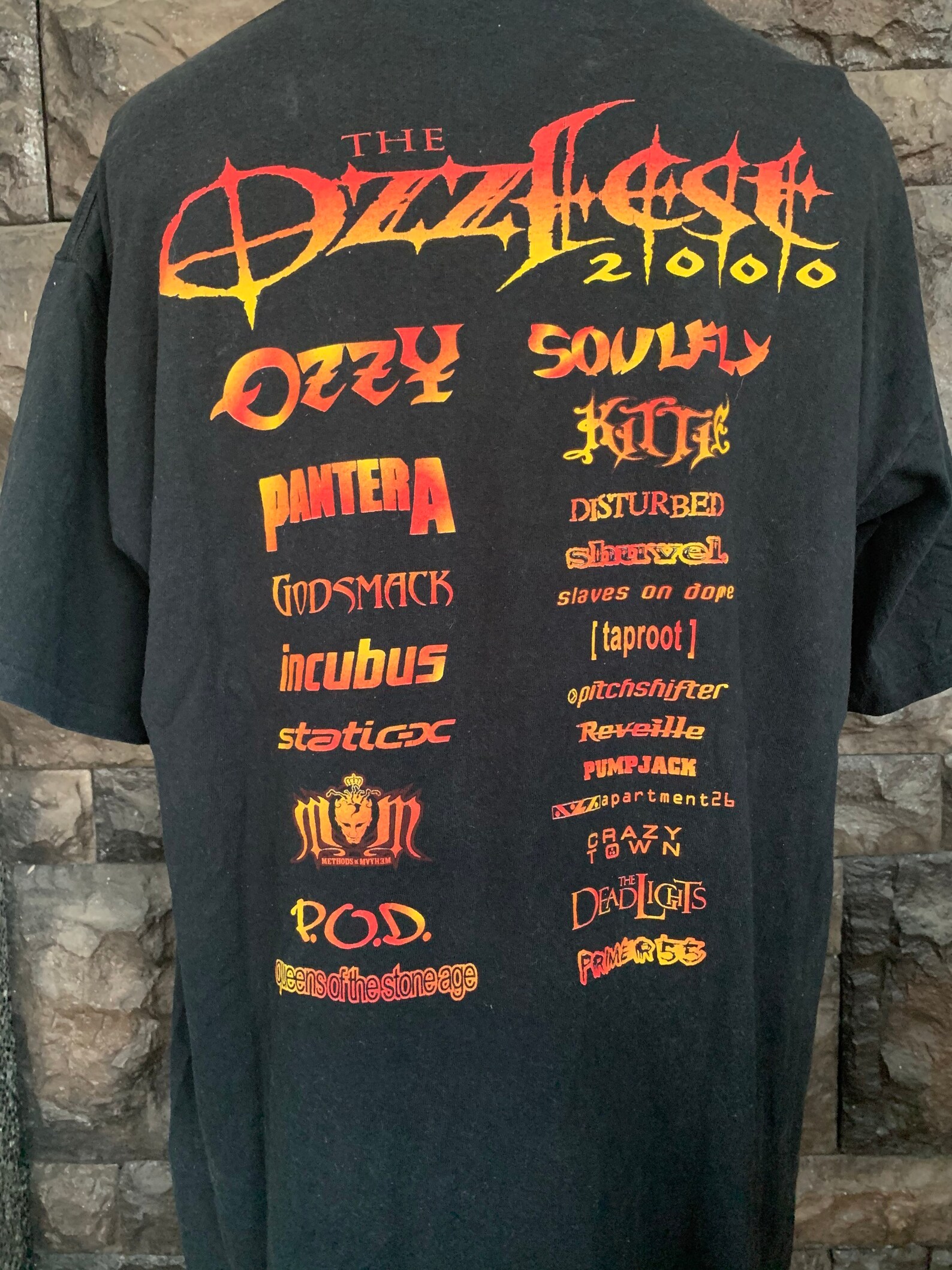 ozzfest 2000 shirt