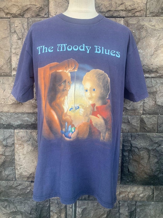 Vintage 90s The Moody Blues Summer Tour 1996 Rock Band T shirt 