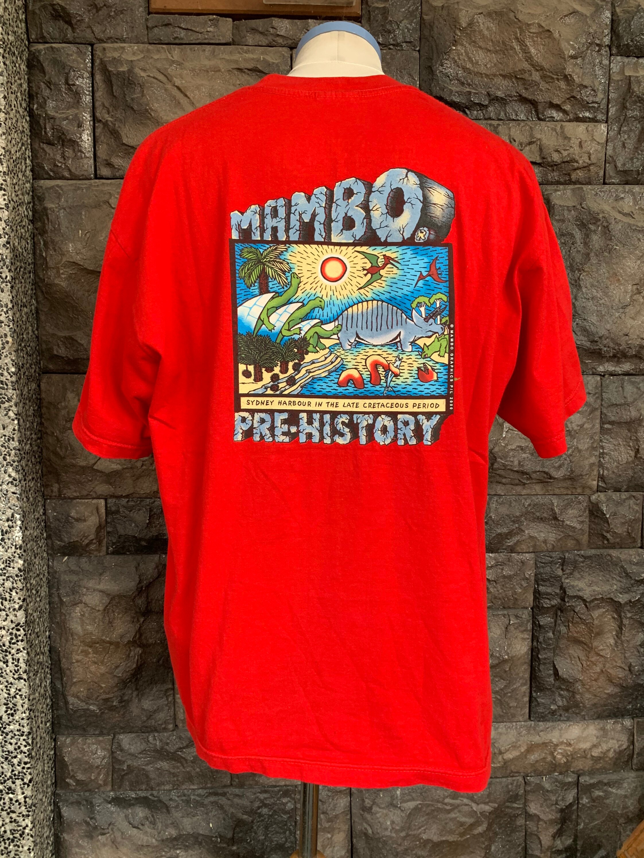 Vintage MAMBO Pre-history Tshirt - Etsy 