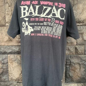 Vintage Balzac Japanese Punk Rock Band T shirt