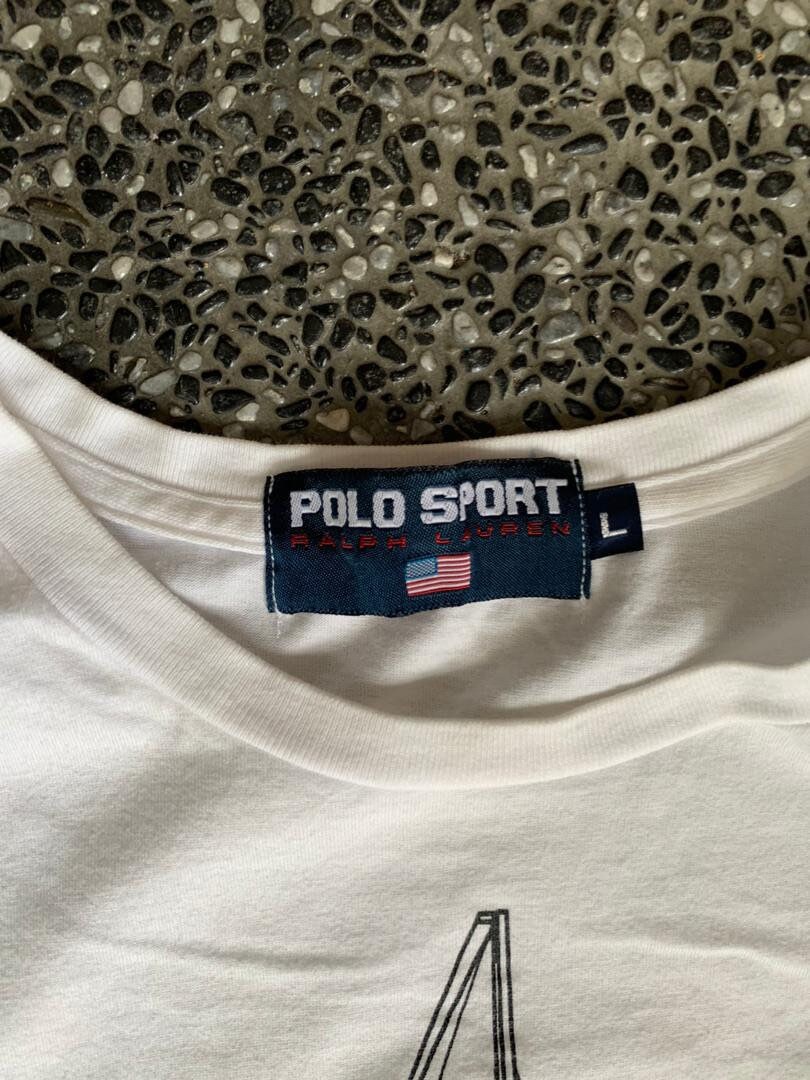 90s polosport 12Ｍ.Yacht ラガーシャツ(NASモデル) 90s polosport 12M.Yacht ラガーシャツ(NASモデル) メンズ