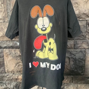 Vintage Paws I Love My Dog-T-shirt