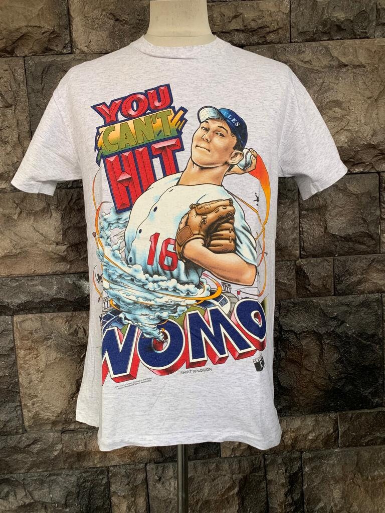 NOMO 野茂英雄 THE TORNADO Dodgers 90s tシャツ