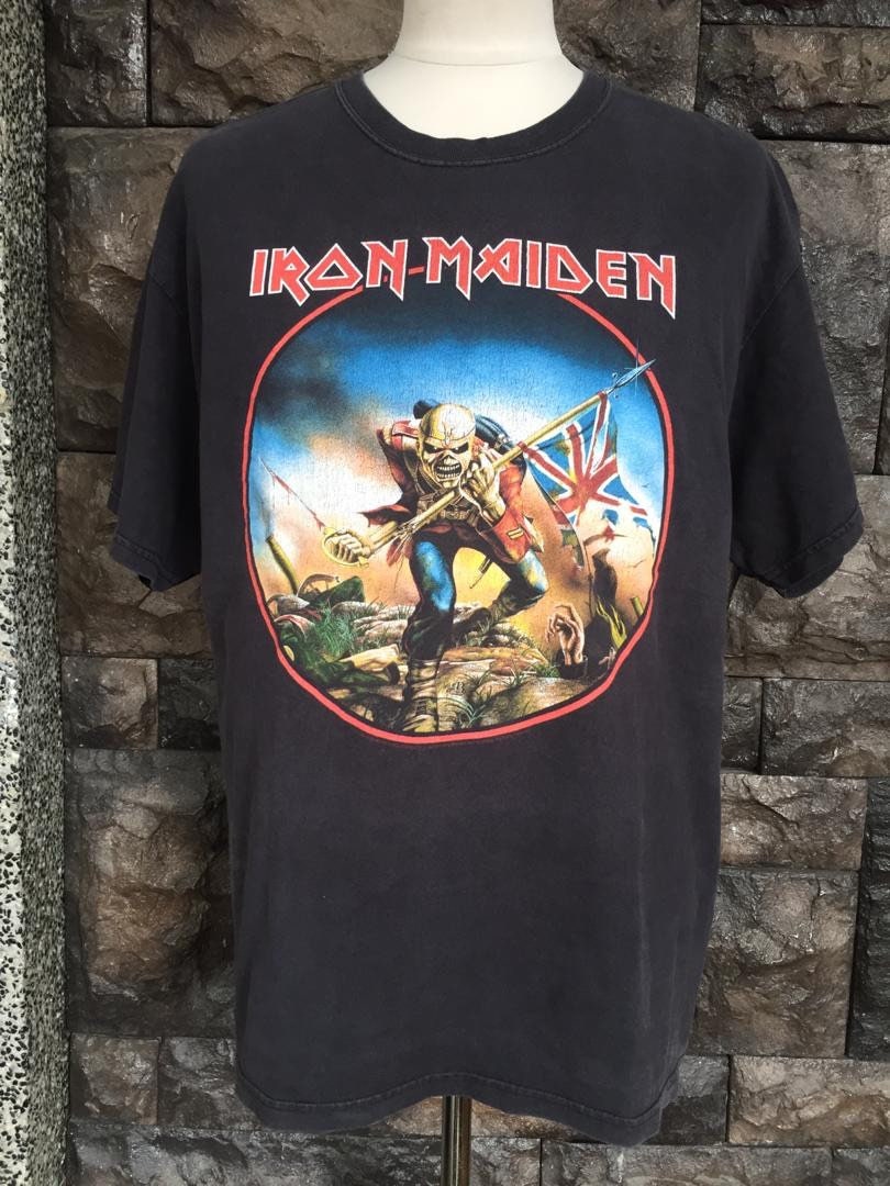 Authentic Iron Maiden The Trooper Heavy Metal Rock Band T