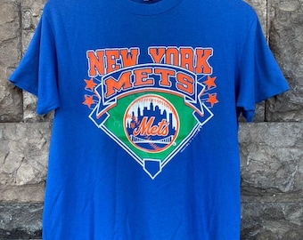 80s Vintage New York Mets 1988 Mlb Baseball T-shirt - SMALL