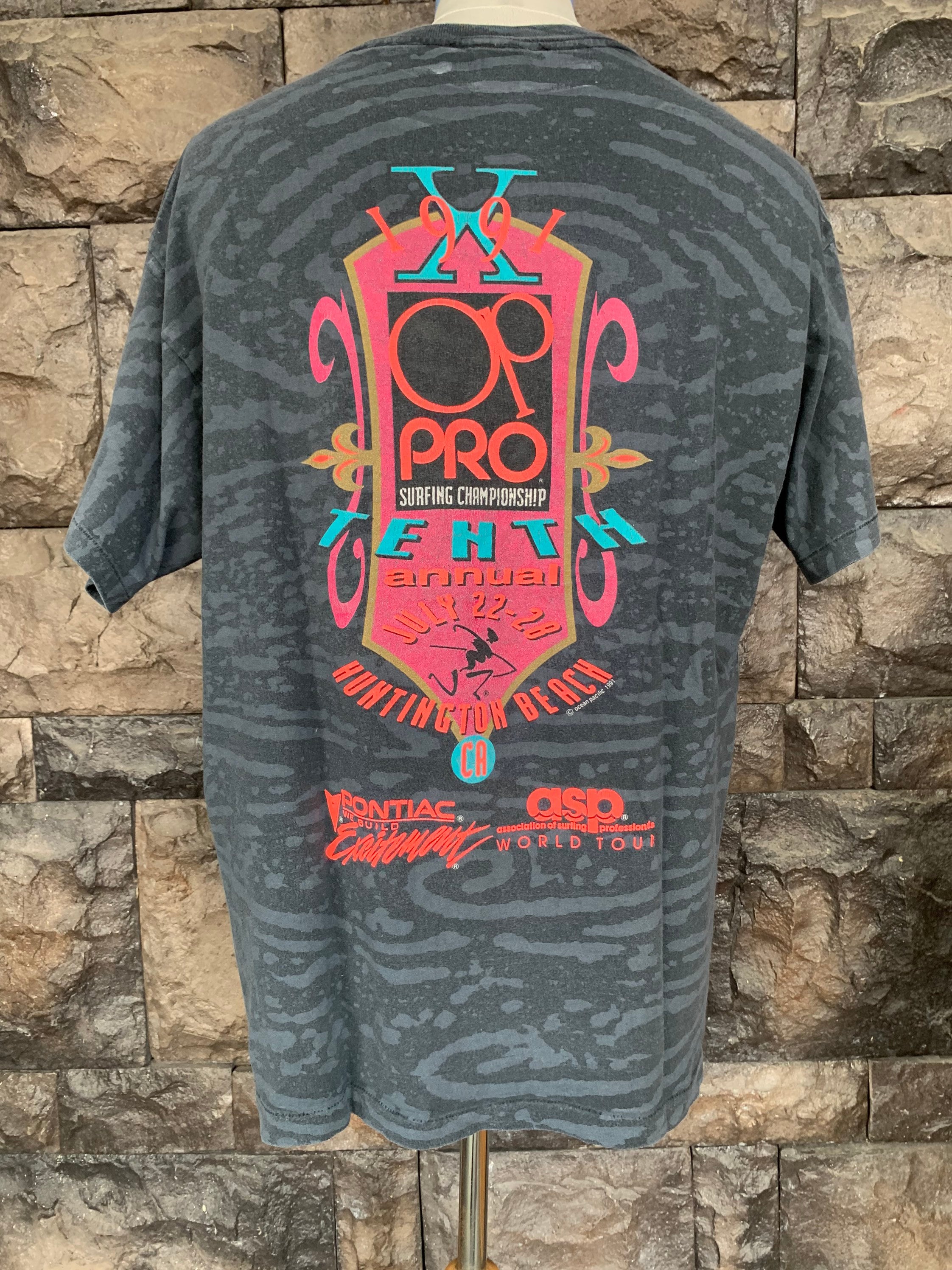 Vintage 90s Ocean Pacific Shirt Size XL Vintage OP Surf Tee