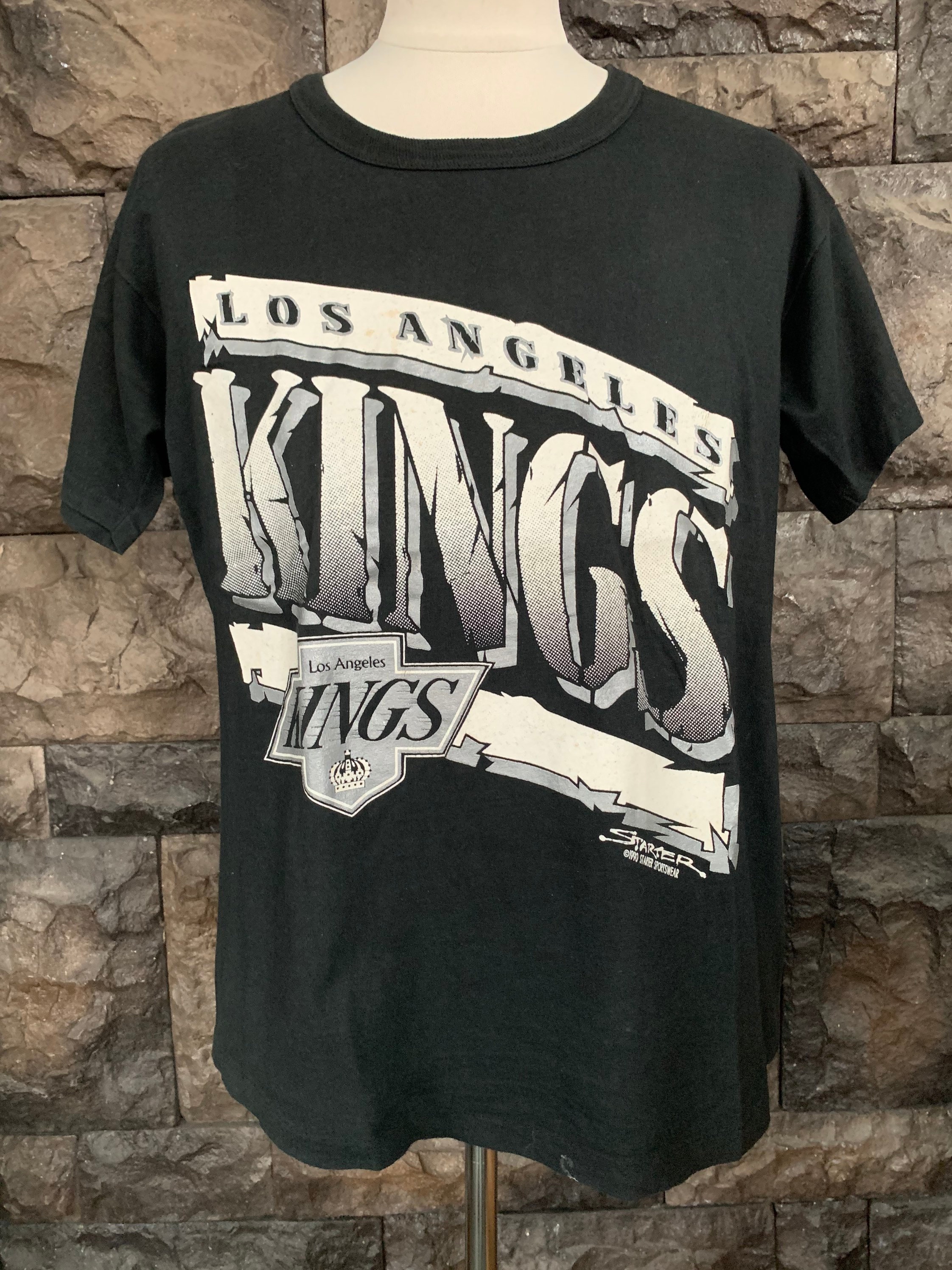 1990 Wayne Gretzky Los Angeles Kings Salem Caricature NHL T Shirt Size  Medium/Large – Rare VNTG