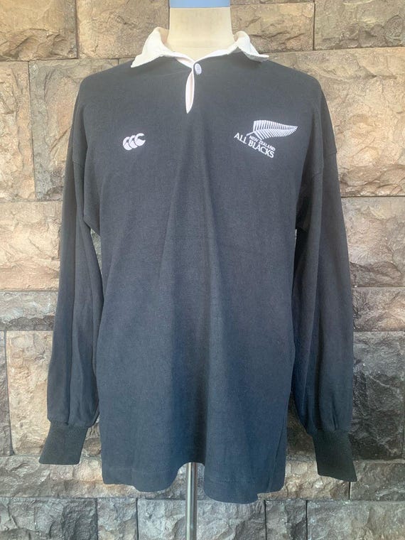 Vintage 90's CANTERBURY×ALL BLACKS ラガーシャツ 90s Canterbury of