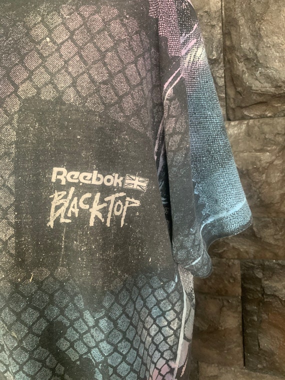 Vintage 90s REEBOK Blacktop All Over Print T-shirt - Etsy