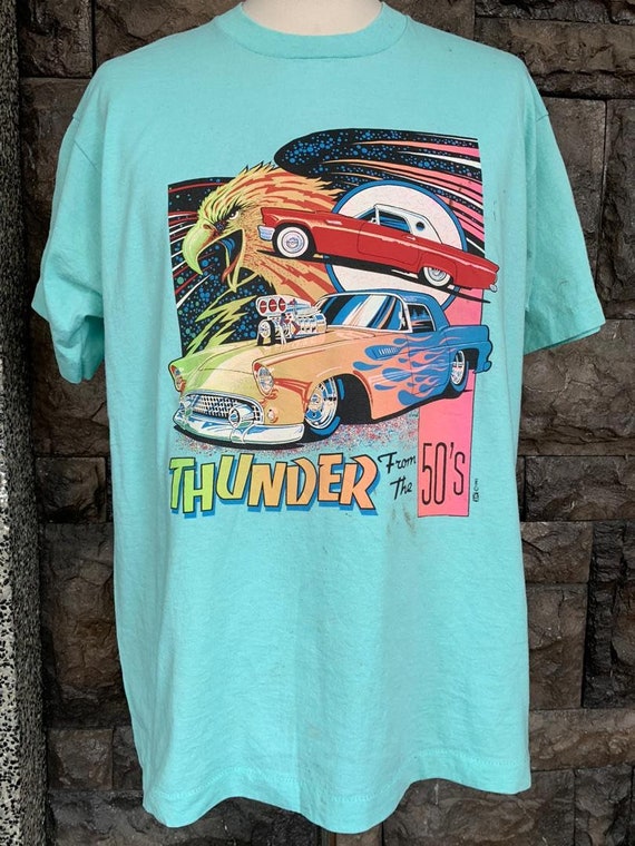 Vintage 90s thunder of the 50s tshirt