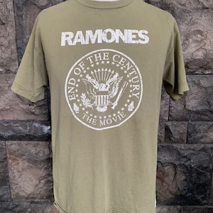 Vintage Ramones End Of The Century Movie Rock Band T Shirt
