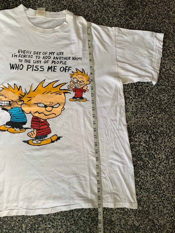 Hobbes Tshirt Single Stich - Etsy 
